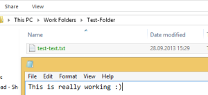 Work Folder File CLient